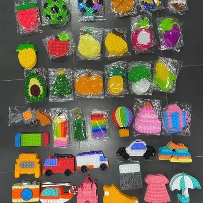 Silicone Whack-a-Mole Bubble Pop Fidget Toy for Children - 5