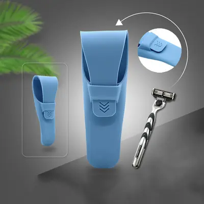 Silicone Shaver Cover, Protective Sleeve for Classic Razor and Blade Box