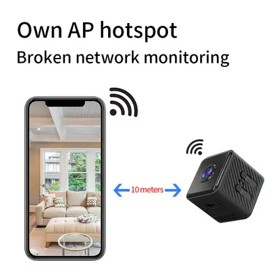 X2 Kamera Intelligente hochauflösende kabellose WiFi-Kamera für den Heimgebrauch Sicherheit Infrarot Nachtsicht 1080P Überwachungskamera