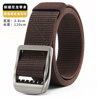 Nylon Tactical Canvas Belt, Outdoor and Casual Use, Japanese Buckle - 12