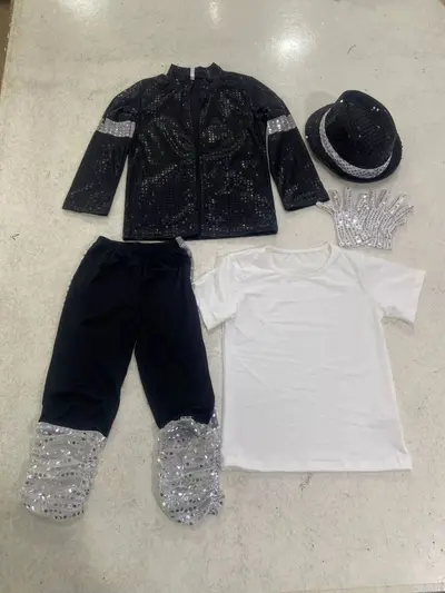 Halloween MJ Tap Dance Performance Costume, Kids Cosplay - 6
