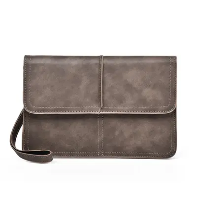 Men's PU Wristlet Clutch Bag, Large Capacity, Korean Style - 5