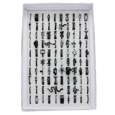 Damengold-Set 40-teilig, Silber, Retro-Design - 6