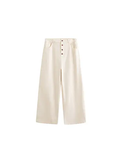 Plus Size Women's High Waist Wide Leg Pants, NK1620 - 6