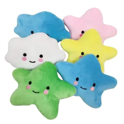 Crystal Super Soft Plush Dog Toy, Squeaky and Chew-Resistant - 6