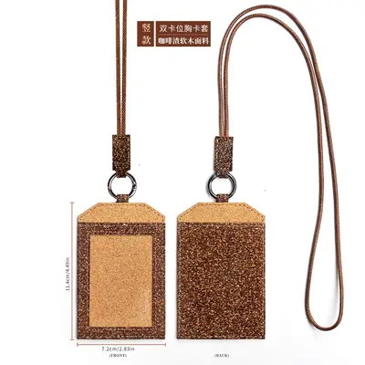 Kork-Reisepass-Tasche mit Kaffeesatz-Design - 11