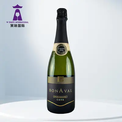 İspanyol Cava köpüklü şarap, 750 ml orijinal şişe, düğün ve parti için