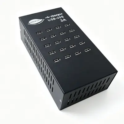 Çok Portlu Şarj Cihazı Telefon Çoklu USB Şarj Cihazı Çok Fonksiyonlu Telefon Şarj İstasyonu Hızlı Şarj 20W Tek Portlu 3A