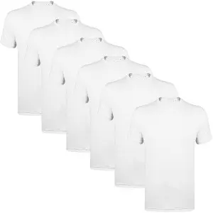 Men's Sports T-Shirt 6-Piece Set, Solid Color, Quick-Dry Fabric
