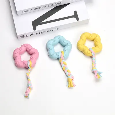 TPR Dog Chew Stick, Durable Self-Play Toy - 9