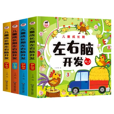 Kinderhirn-Entwicklung Logik-Trainings-Buch ab 2-6 Jahren