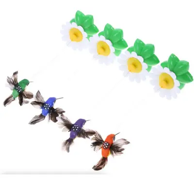 Smart Automatic Rotating Cat Teaser with Flying Bird and Butterfly - 9
