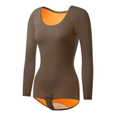 Curcumin Thermal Bodysuit with Snap Crotch, Tummy Control - 8