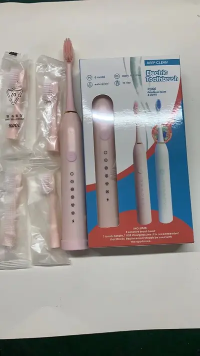 Rechargeable Soft Bristle Waterproof Ultrasonic Electric Toothbrush for Adults - 11