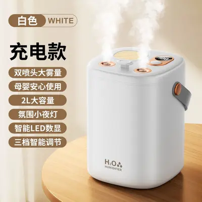 新款家用静音无线加湿器 孕妇婴儿卧室室内办公室小型大雾量加湿 - 9