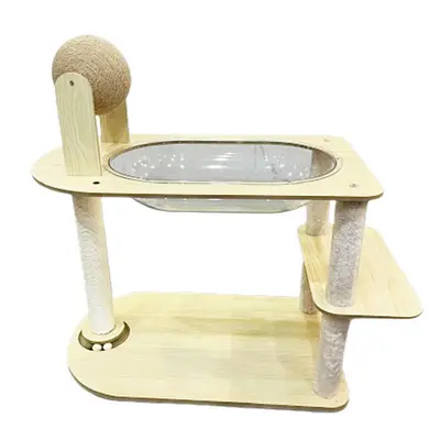 Cat Tree with Scratching Post and Space Capsule House, Durable - 7