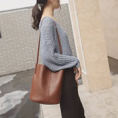 Damen-Beuteltasche im koreanischen Stil, groß, Modell 2025 - 2