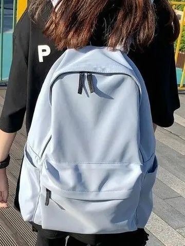Yeni Model Kız Çantası Tatlı İlkokul Öğrencisi Ortaokul Lise Kız Okul Tarzı Çift Omuz Çantası Trendy Büyük Kapasiteli Çıkış Sırt Çantası - 1