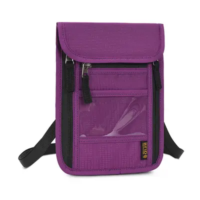 RFID protective card wallet with passport compartment - 9