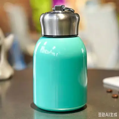 Mini Thermos Cup with Pull Ring, Pocket Size, Simple and Stylish Design - 9