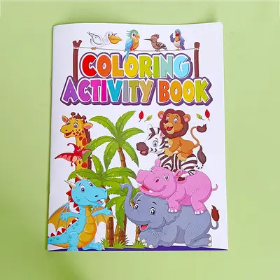 Cartoon Colouring Activity Book for Toddlers and Children - 7