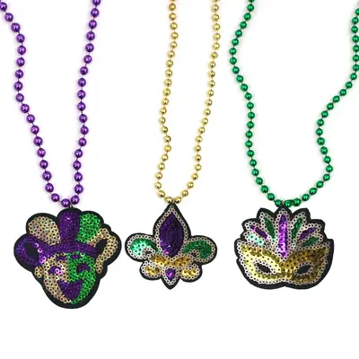 Brasilianischer Karneval Glitzerhut in Gold, Lila und Grün