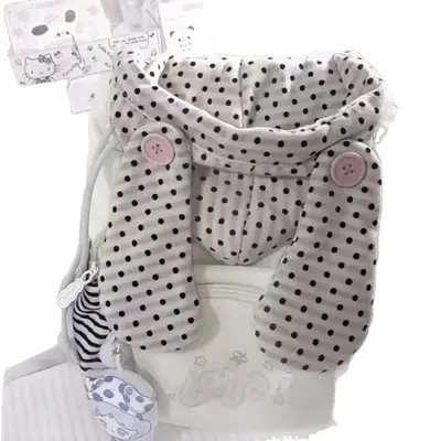 Polka Dot Lightweight Girls' Backpack, Large Capacity - 5