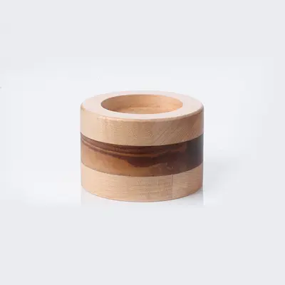 Coffee Tamper Base, Walnut Wood Tamper Filling Base for Espresso Machines - 8