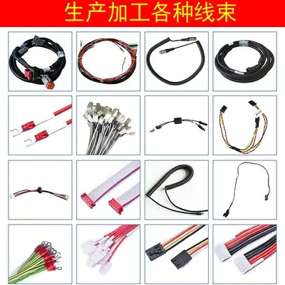 UL1007 Silicone DuPont Terminal Cable Harness, High Temperature Resistant - 3