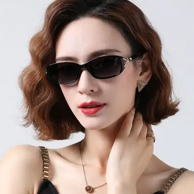 Small frame fox head women's sunglasses, UV protection - 5