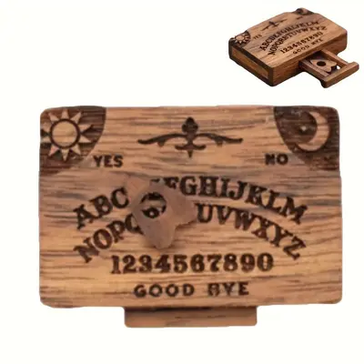 Cross-border miniature spirit board wooden drawer mini wooden board box home decoration ornaments wooden handicrafts