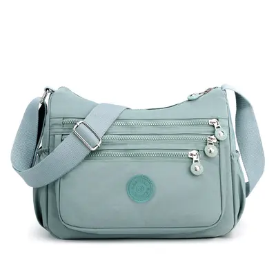Nylon-Stoff mehrschichtige Umhängetasche leicht einfach alltäglich Crossbody-Tasche 2025 neu großvolumig Mamatasche Schultergeldtasche - 7