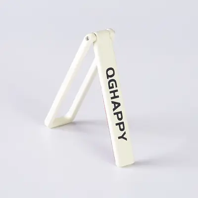 QGHAPPY unsichtbare Rückklebeetiketten-Halterung, klappbar, Metallausführung, selbstklebend, tragbarer Ring, magnetische Schnalle, kabellos aufladbar, ultradünner Ständer - 11