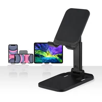 Desktop-Handy-Halter, Tablet-Ständer, universelle Halterung, abnehmbar, faltbar, tragbar, faule Handy-Halterung - 7