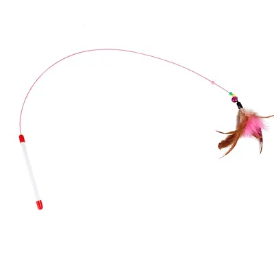 Cat Toy Set with Feather Wand and Sisal Mouse, 20 Pieces - 6