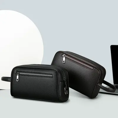 Herren-Handtasche, großes Fassungsvermögen, Business und Freizeit - 3