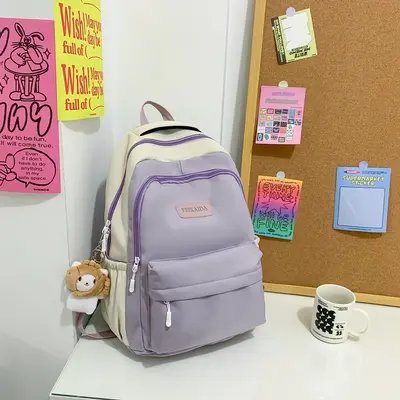 Large-Capacity School Backpack for Students, Japanese Korean Style - 6