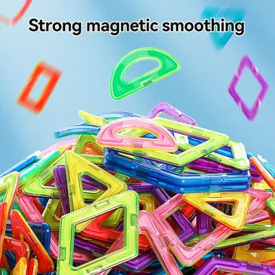 Magnetische Dinosaurier-Bausteine, Englisch-Set, Lernspielzeug - 4