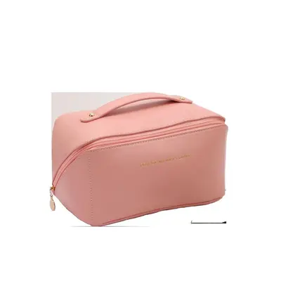 PU Leather Cosmetic Bag, Large Capacity, Waterproof Travel Bag - 7