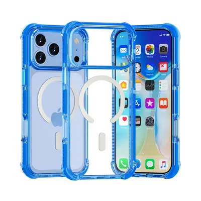 iPhone 18 Pro Max akrilik şeffaf manyetik kılıf, MagSafe uyumlu, hava yastıklı - 7