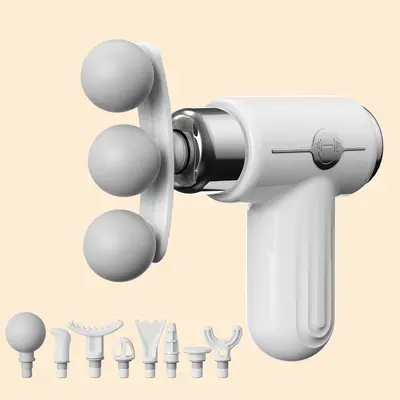 Mini fascia gun, neck massage, rechargeable portable - 7