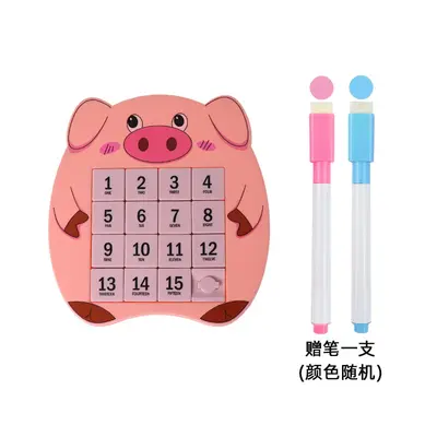 Magnetic Digital Huarongdao Sliding Number Puzzle Educational Toy for Kids - 13
