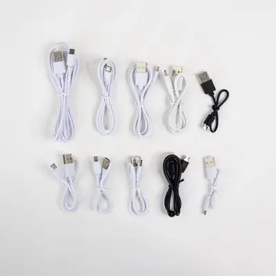 Üreticiler toptan 20cm veri kablosu Android PVC Android şarj kablosu usb şarj kablosu küçük fanlı makine hattı