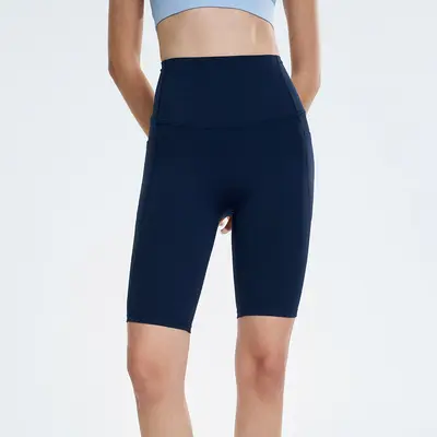 Damen Lycra-Yogahose, nahtlos, hohe Taille - 8
