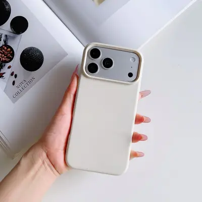 Macaron color liquid silicone iPhone 17 Pro Max case minimalist - 7