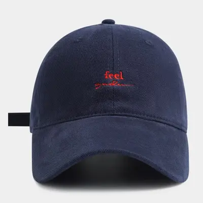 Neue Buchstaben-Stickerei Baseballkappe Unisex Herbst-Winter koreanischer Stil Trend vielseitig einsetzbar Duckbill-Kappe lässig gesichtsschmeichelnd - 13