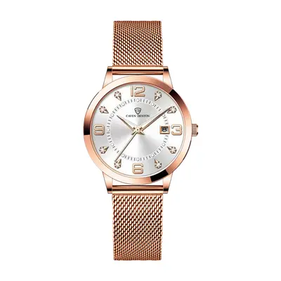 SENO women's watch, luminous, waterproof, steel band - 8