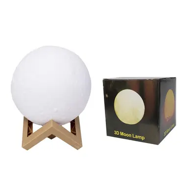 DIY Moon Lamp Creative Gift Painted Moon Graffiti Night Lamp Dream-like LED Hand-painted Planet Lamp Birthday Gift
