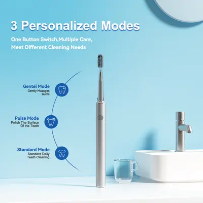 Adult Rechargeable Sonic Electric Toothbrush with Small Brush Head - 4