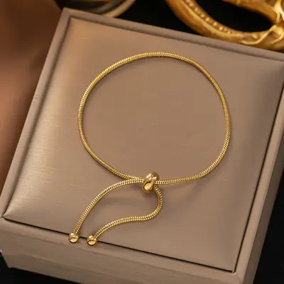 Langlebiges neues Titanstahl-Armband für Damen im europäischen und amerikanischen Stil, vielseitige ins-Mode-Handschmuck, modische Handschmuck für Mädchen, hochwertig - 12
